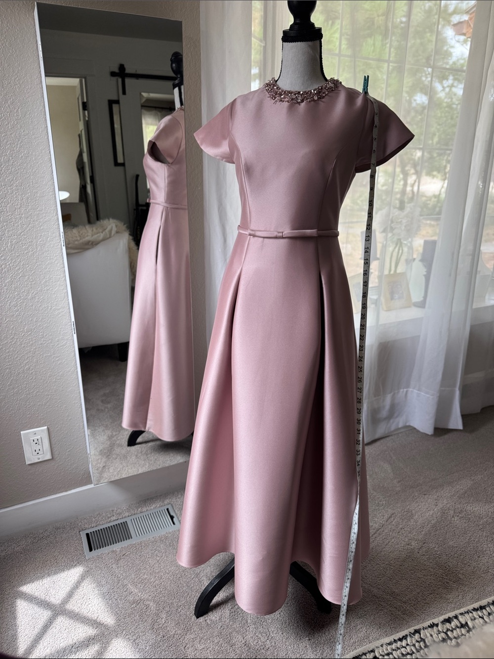 Altered! Fits Petite 5’ Sz 0 Sachin+Babi Blush Pink Formal Dress